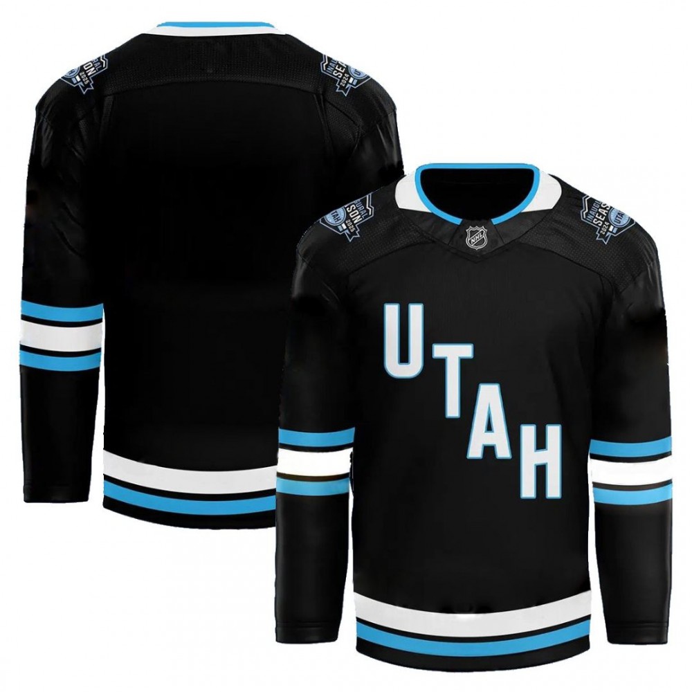 Utah Hockey Club 2024 Home Blank Jersey - Black-Pro Kit Vault | Brand New 26/27 Sports Jerseys